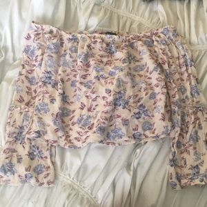 Off the shoulder long sleeve